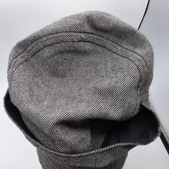 ONeill Kids Adjustable Gray News Boy Hat Cap With Metal Accents Casual Outdoors - Picture 5 of 9